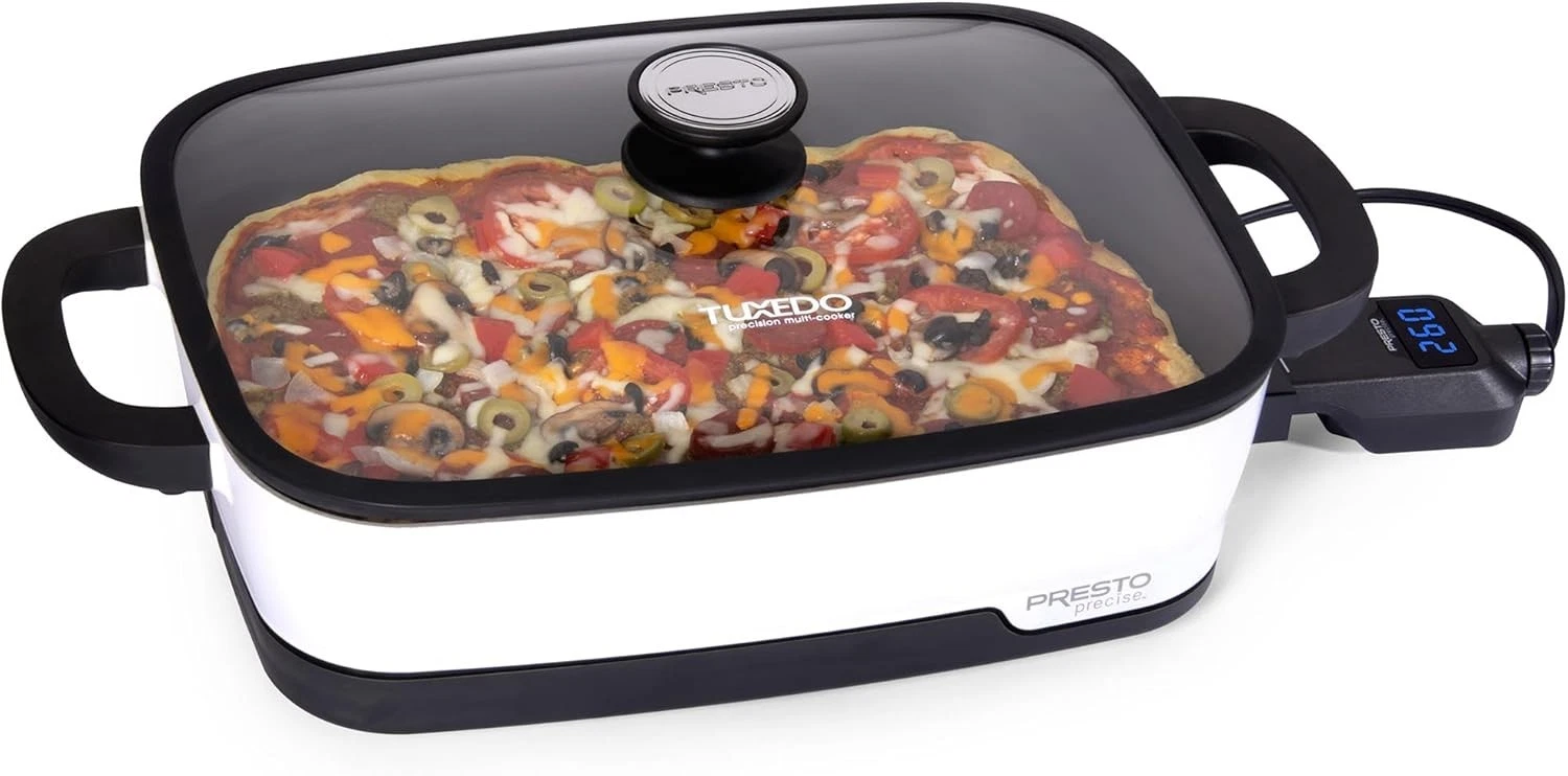 Presto 06854 Tuxedo Digital Precision Skillet, Sous Vide, Multi-Cooker
Opens in a new window or tab