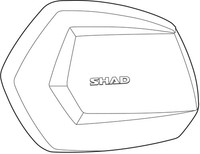 Shad SH35 Seitenkoffer Deckel Links