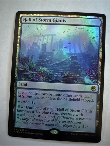 Hall of Storm Giants Adventures in the Forgotten Realms Foil