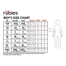 Sonic The Hedgehog Jumpsuit & Mask Costume Child Large 12-14