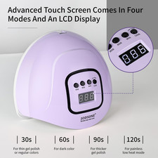 U V LED Nail Lamp, Nail Dryer for Gel Polish with Led Light with Automatic Se...