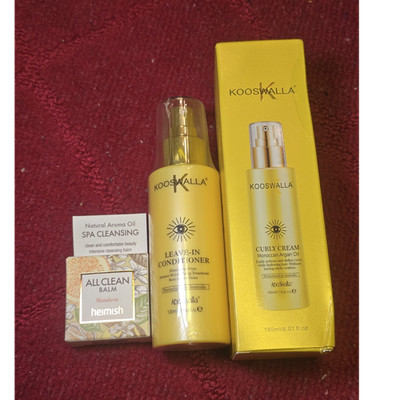 KooSwalla Moroccan Argan Oil Leave-In-Conditioner 120 und 180ml Vegan Anti-Frizz