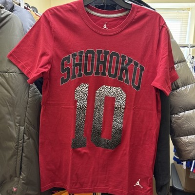 Slam Dunk x Nike Air Jordan Hanamichi Sakuragi T-shirt Size Men's