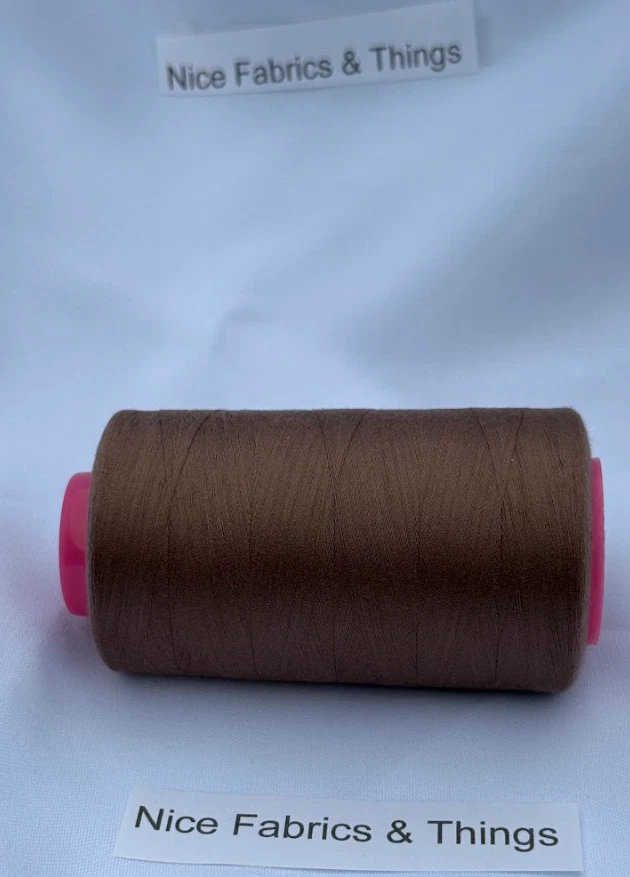 50 Spools -Brown AX 417 Multi Purpose Sewing Thread - Image 2 of 3