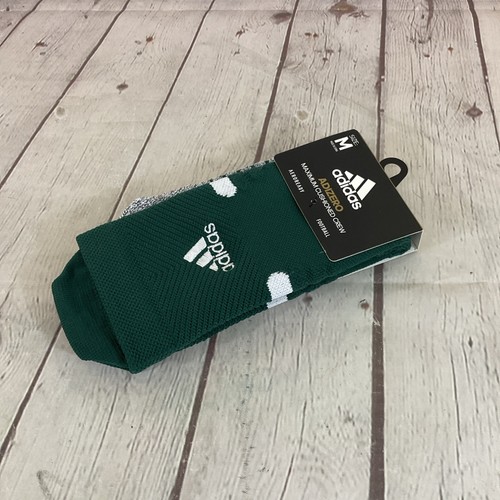 Adidas Adizero Maximum Cushioned Crew Football Socks Dark Green White M - Picture 11 of 11