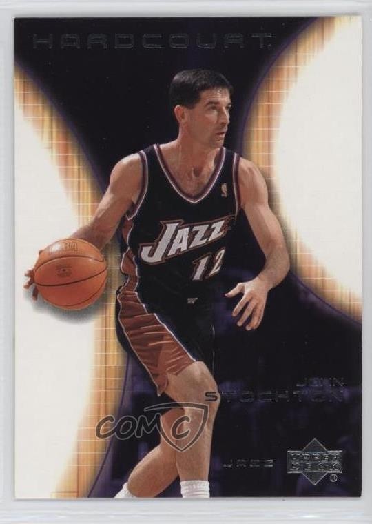 2003-04 Upper Deck Hardcourt John Stockton #86 HOF e9p