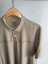 Rhone Men's Tech Polo Black Size Large Classic Modern Golf