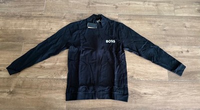 Hugo Boss Ease Black Jacket Zip Up Herren Gr. M