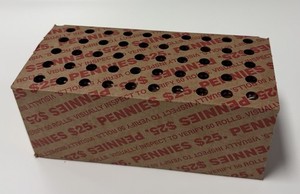 Federal Reserve OBW Roll of 50 Pennies - Unsearched, Additional Rolls Ship Cheap