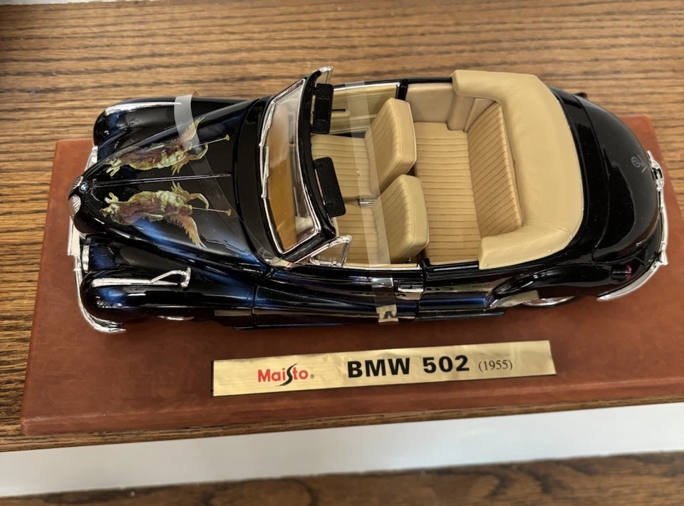 1:18 Maisto BMW 502 1955 Convertible 'Edición Fantasía' Diecast - ¡NUEVO EN CAJA! Foto 3 de 4