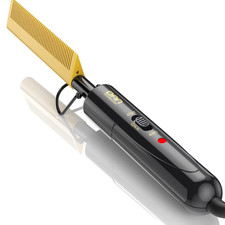Hot Comb Electric for Wigs,450  Small Hot Comb for Edges,Low and High Temperature