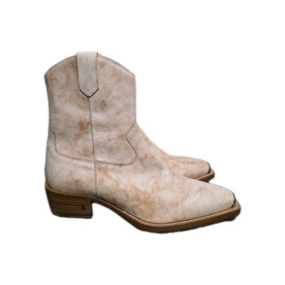 NEW John Varvatos Mens Western Walker Tipped Boots Leather Size 10 $1098