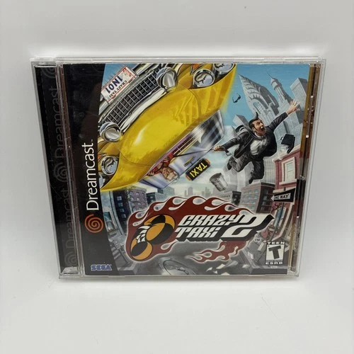 Crazy Taxi 2 (Sega Dreamcast, 2001)  CIB Complete Authentic Tested & Clean