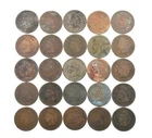Lot 25 1800's 1880 1881 1886-1889 Indian Head Cent Coin Collection 1/2 Roll *623
