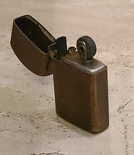 Vintage 1950's Mini Brass Lighter from Japan - Working Flint - Piece of history