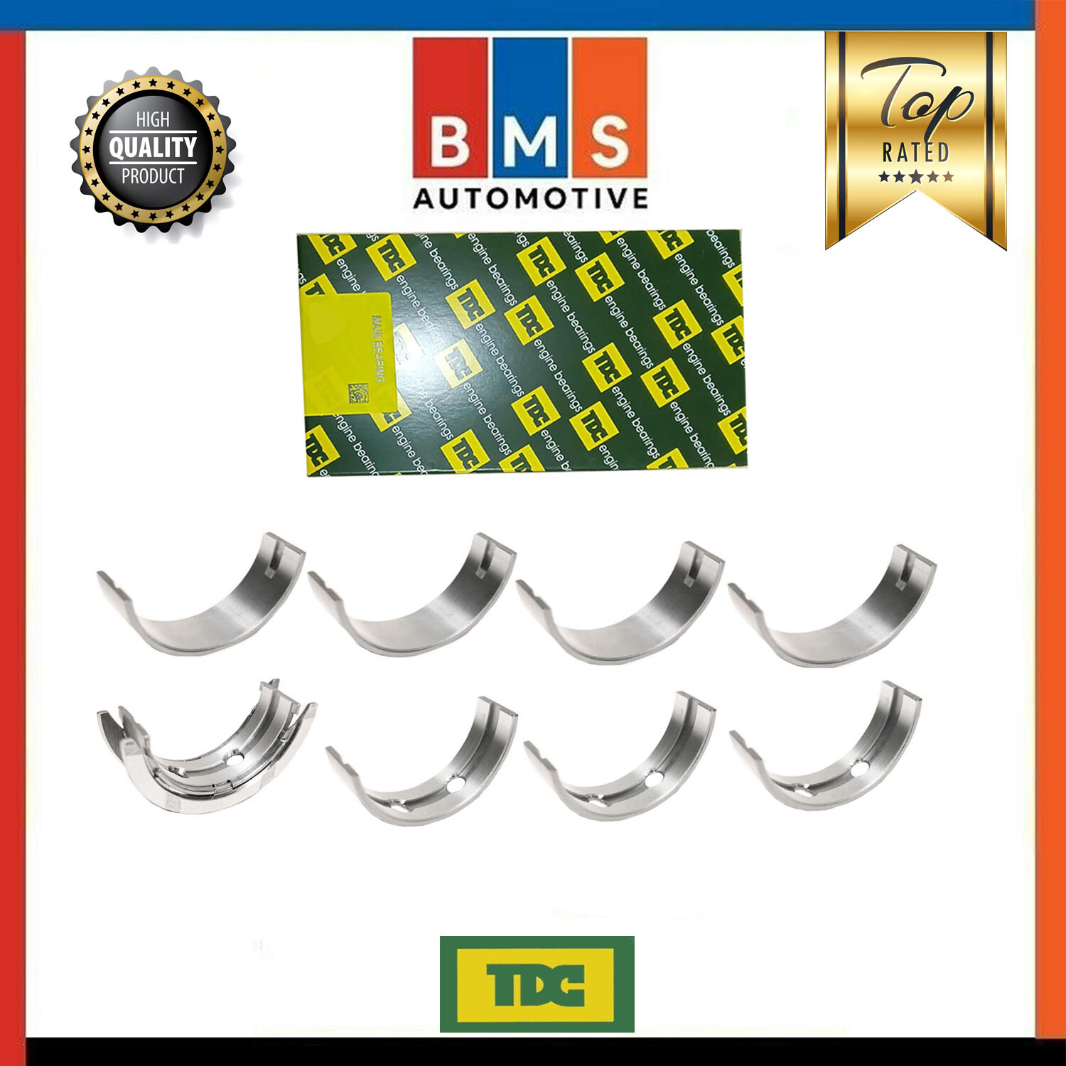 Ford B-Max (JK) M1DA Mija 1.0 Gasolina Cigüeñal Principal BEARING-0.25 TDC Marca