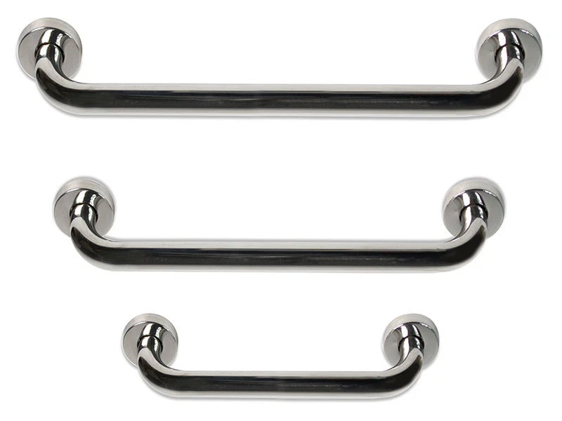 VETRINEINRETE Maniglione di sicurezza bagno metallo cromato sostegno anziani e disabili