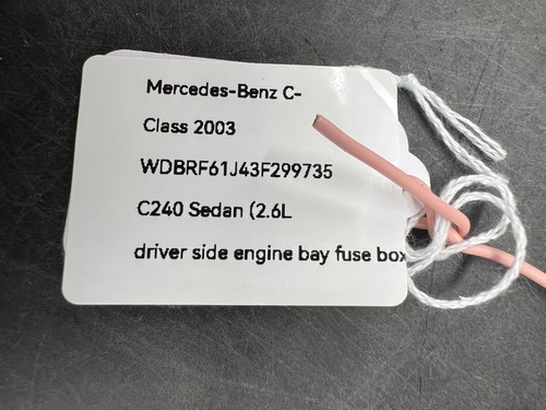 2001-2004 Mercedes-Benz C-Class C240 OE Fuse Box Pigtail Wire Harness 0375456128 - Picture 6 of 8