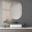 Medicine Cabinet Bathroom Mirror Cabinet Storage Shelves 20"x31" Wood Frame Gold