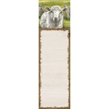 Primitives By Kathy Friendly Sheep Magnetic List Notepad ~ Sticky Note ~ 60 p