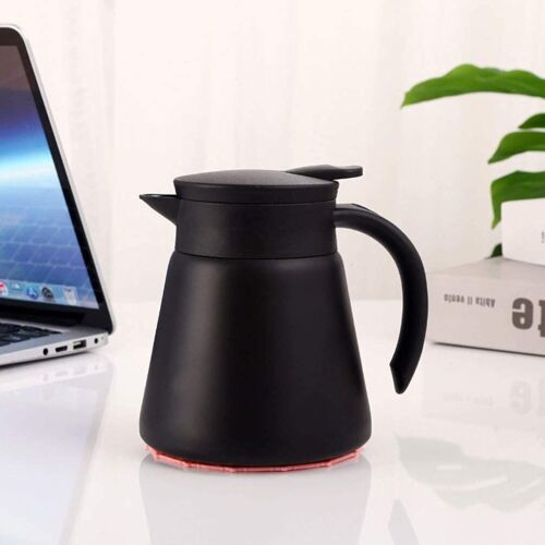 Thermal Coffee Carafe Tea Pot 20 Oz Stainless Steel Insulation Pot Double Wall V - Picture 7 of 8