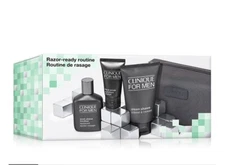 clinique razor ready routine men's grooming set（•  A $77 value）