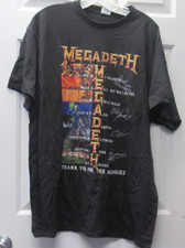 Megadeth T Shirt New  Official Black XL