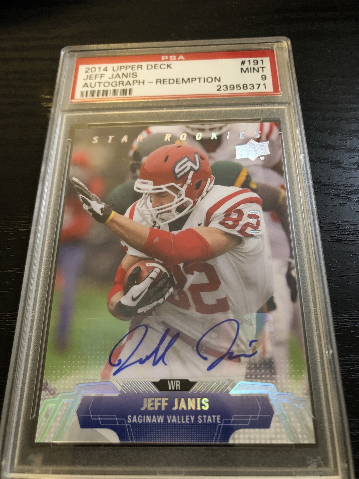 Jeff Janis Upper Deck #191 Autograph-Redemption