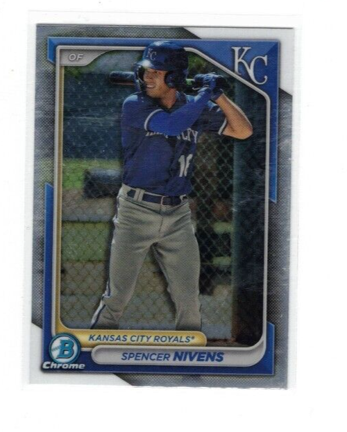 2024 Bowman - Chrome Prospects #BCP-37 Spencer Nivens (RC)