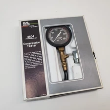 Vtg 1970s KAL-Equip 2504 Formerly G-504 Compression Tester NOS