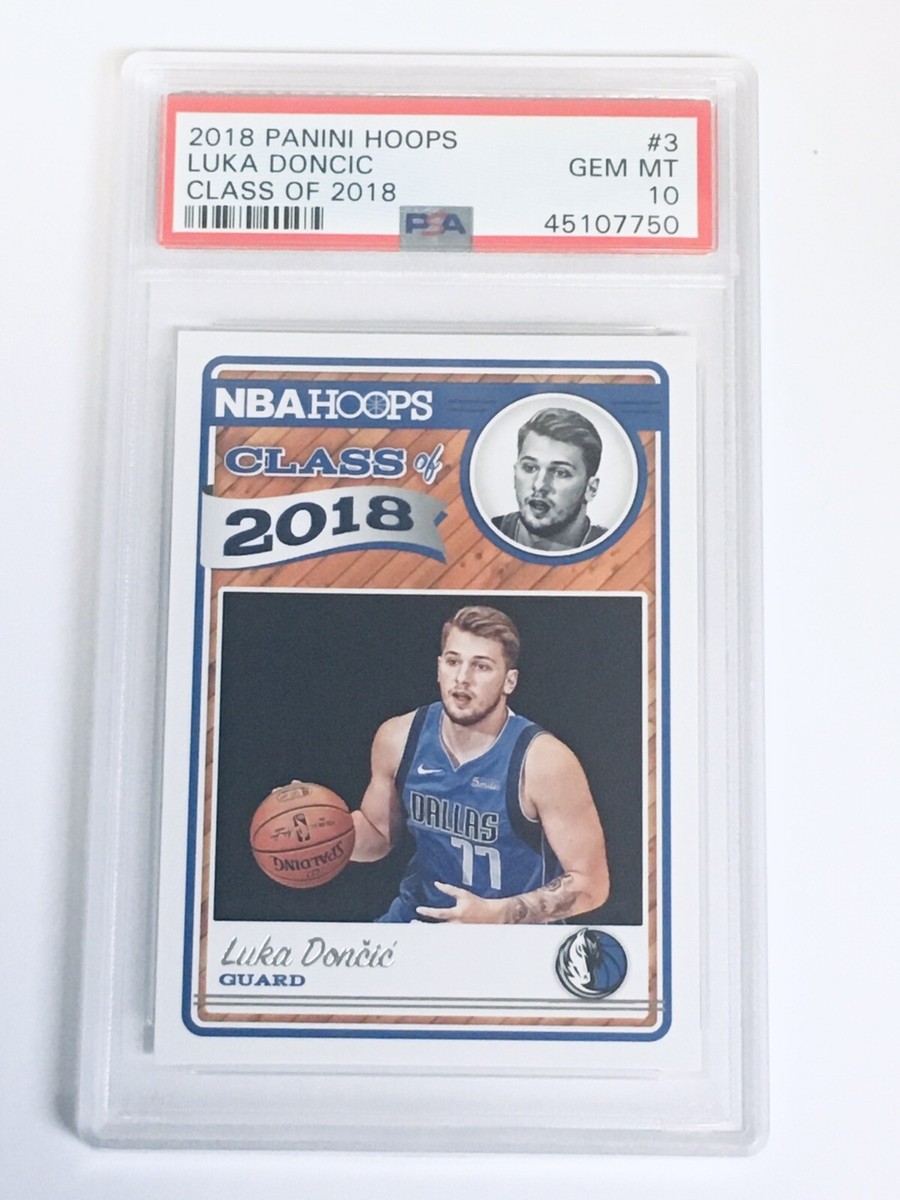 2018 Panini NBA Hoops Luka Doncic Class Of 2018 Rookie RC