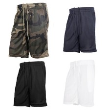 MEN'S MESH BASKETBALL SHORTS GYM FITNESS WORKOUT S-5XL 4 COLORS VICTORIOUS