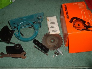 Black Decker Scie Circulaire Fixation D984 Convertir Perceuse Pour Scie Electrique Coffret Neuf Ebay