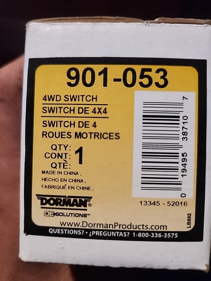 Interruptor 4x4 para Chevrolet Silverado 3500 2003-2006 Foto 2 de 2