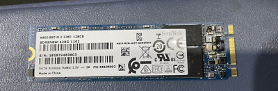 Sandisk X600 SSD M.2 2280 128GB 6Gbps 3.3V SATA Drive from new ASUS X510 laptop