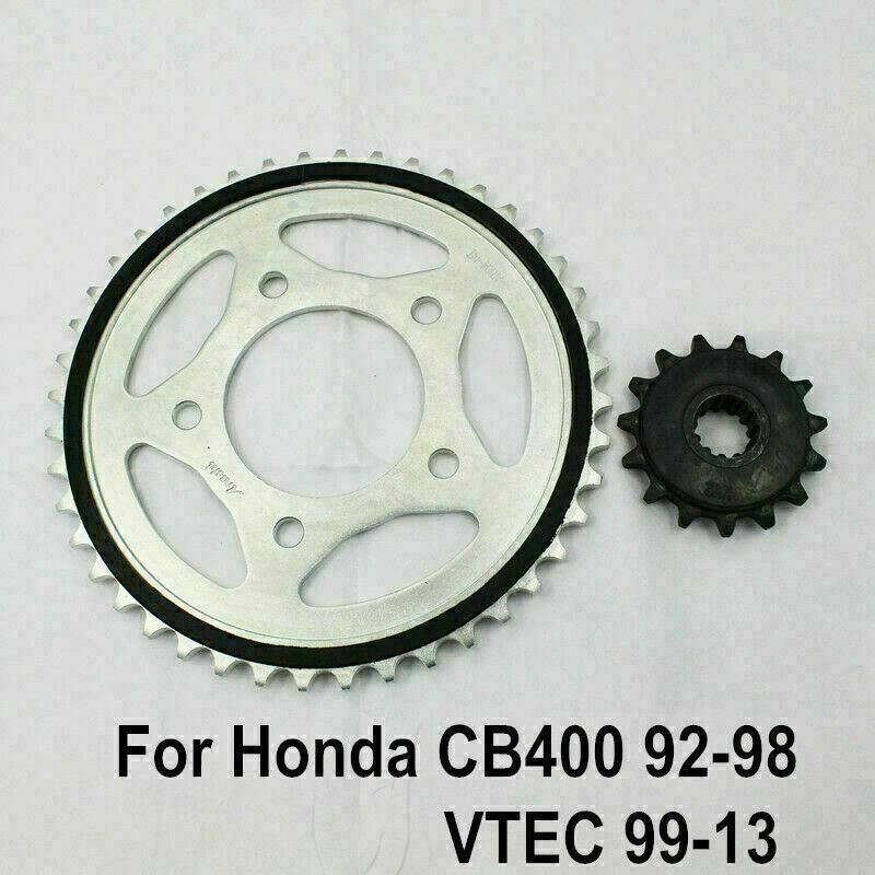 FRONT & REAR Sprockets For Honda CB400 92 93 94 95 96 97 98 VTEC