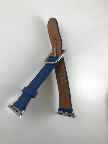 Original authentique Apple Watch boucle classique bracelet en cuir 40 mm 38 mm 41 mm S10 42 mm - Photo 40 sur 120