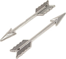 20PCS 2.4Inch Antique Silver Alloy Arrow Charms Pendant for Jewelry Making or DI