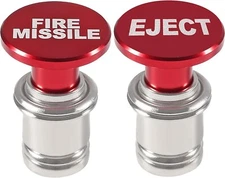 Fire Missile & Eject Button Car Cigarette Lighter 12V Lighter Plug Auto Repla...