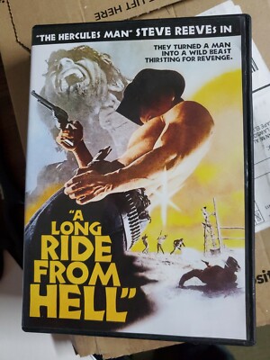 A LONG RIDE FROM HELL 1968 DVD CODE RED OOP RARE STEVE REEVES 40th ...