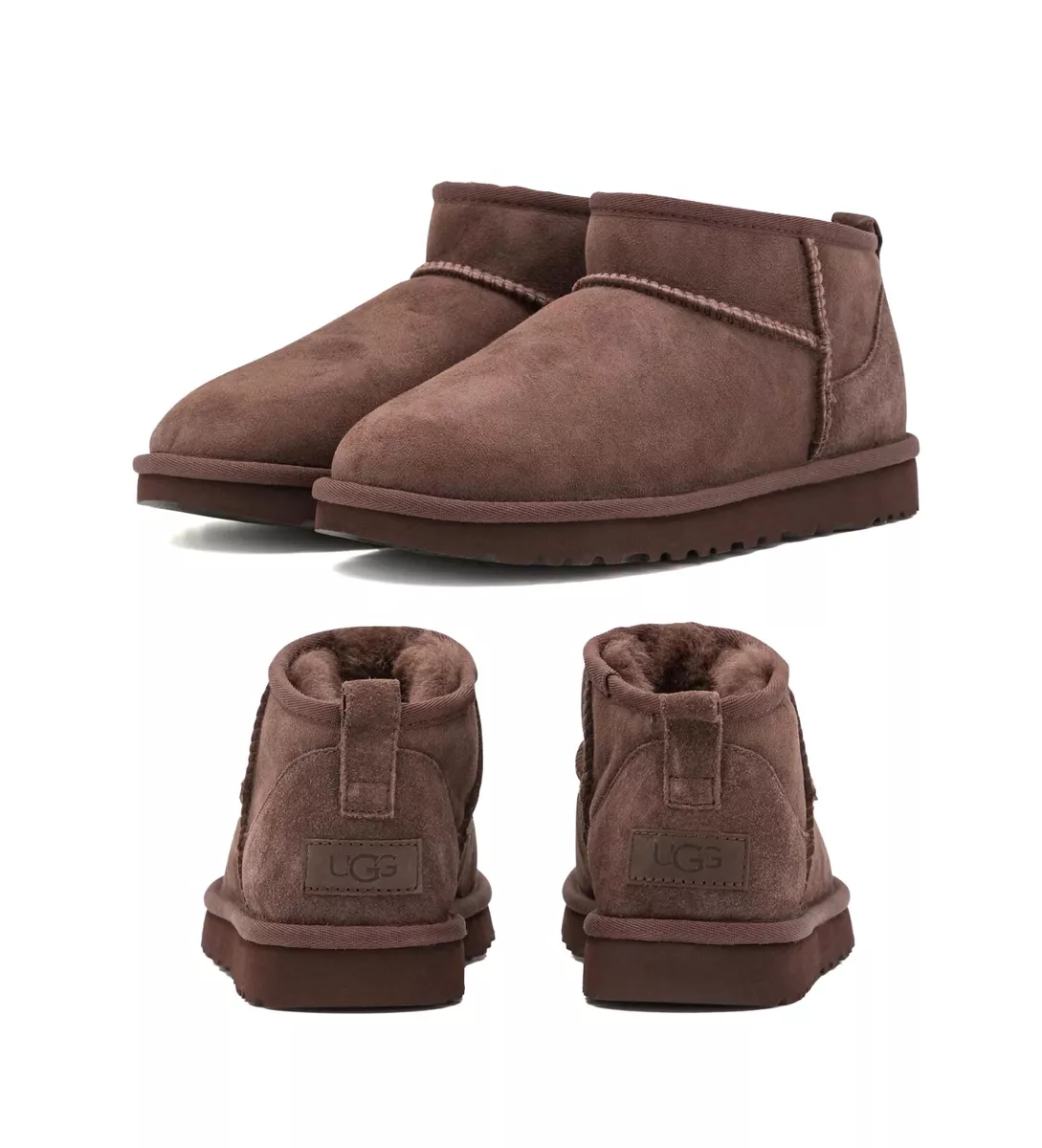 New Authentic UGG Classic Ultra Mini 1116109 Women's Fashion Boots Burnt Cedar