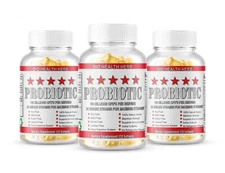 Raw Probiotics 100 Billion CFU Potency Digestive Immune Health 360 Softgels USA