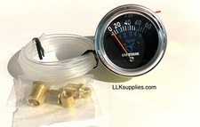 2 Mechanical Oil Pressure Gauge With Nylon Pressure Line Racing