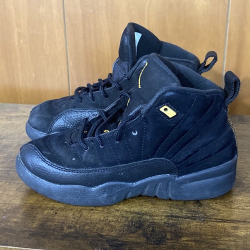 Air Jordan Retro 12 Xii Mid Black Taxi PS 13C Used Nike Michael Boys 13 c Child - Picture 8 of 24