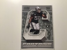 Khalil Mack 2018 Score Football CAPTAINS #23 Oakland Raiders