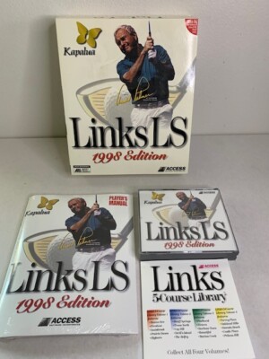 Arnold Palmer Links LS 1998 Edition Kapalua Golf Simulation w/Acess Software NEW
