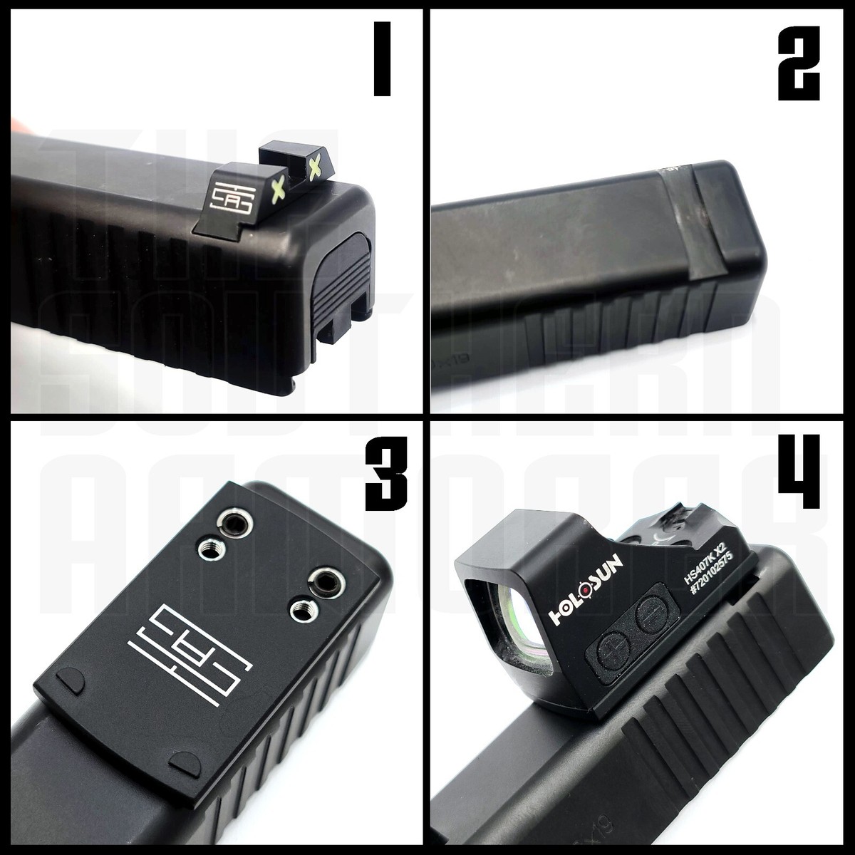 Optic Mount Plate for CANIK® GIRSAN® SHADOW SYSTEMS® Dagger and
