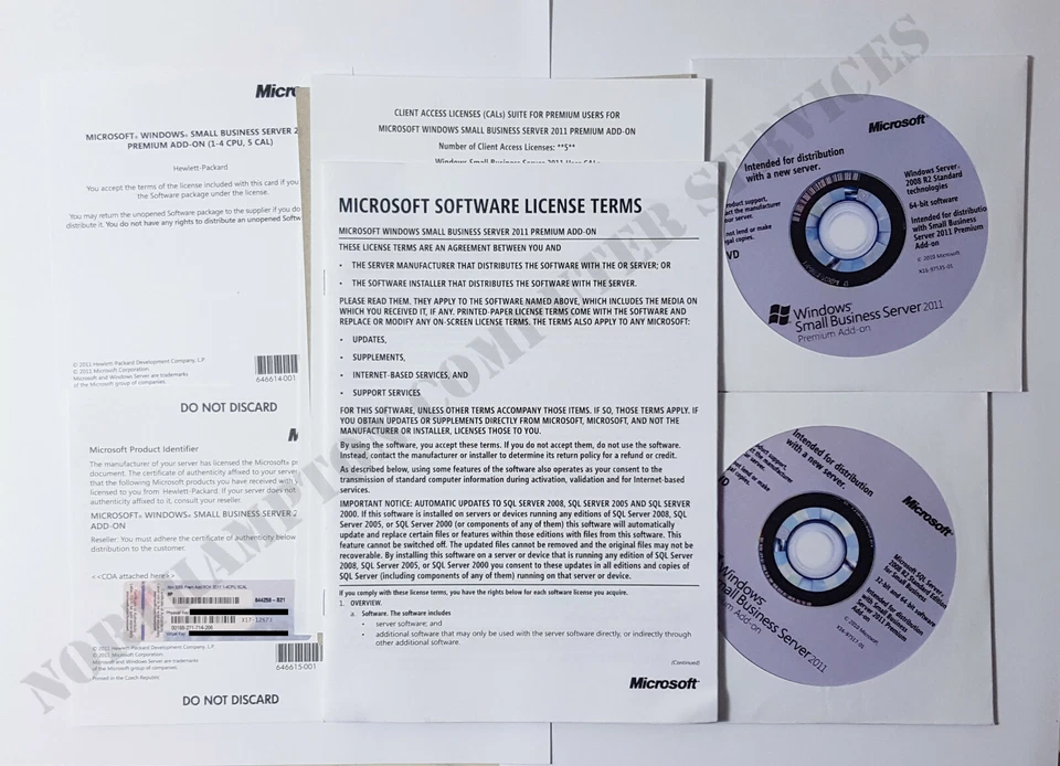 Windows SBS 2011 Premium Add-On HP ROK SQL 2008 R2 with 5 CALS 644258-B21 incVAT - Image 2 of 3