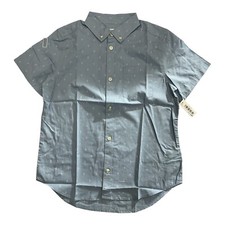 Amazon Essentials Boy's Woven Poplin Chambray Button-Down Shirt - Size: XL(12)