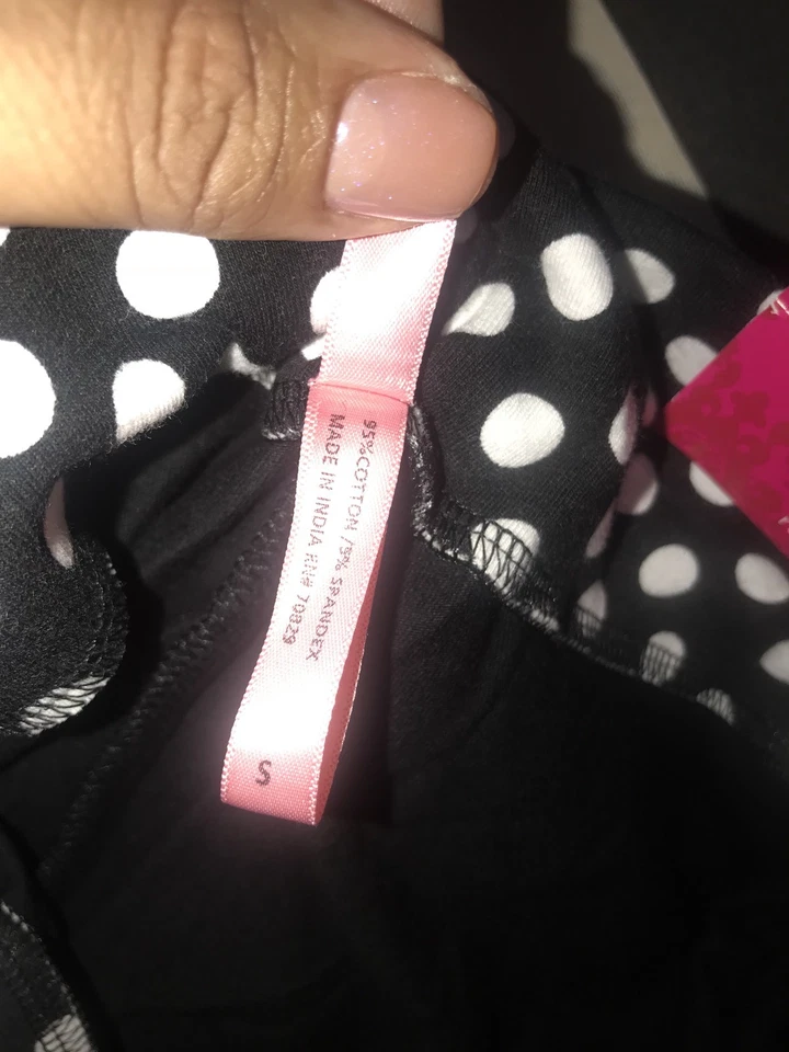 Women Tarea by rue 21 Crop Capri Athletic Pants Yoga Polka Dots Sz Small NWT  - Image 4 of 4